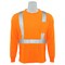 Deltaplus Class 2, 100% polyester birdseye knit mesh, Hi Viz Orange, Small 64008 - alternate 1